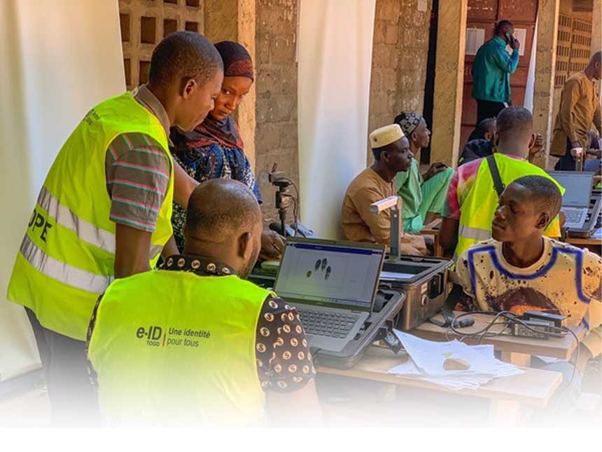 enregistrement biométrique