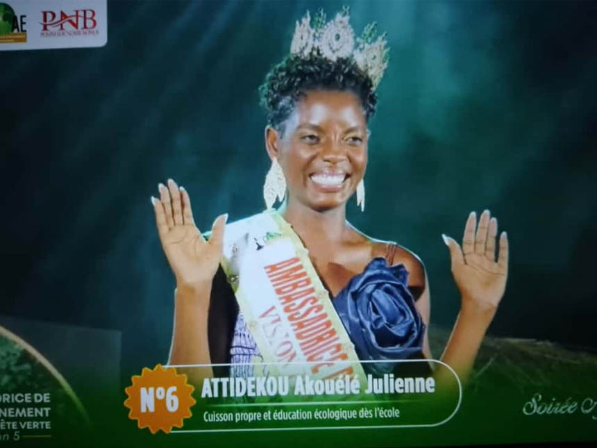 Julienne Attidekou,Ambassadrice de l’Environnement 2026