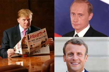 trump macron lawrence wong